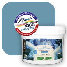 Charger l&#39;image dans la galerie, Peinture écologique Natura Tassili® Les Bleus (L&#39;Atelier by Edicolor 157E/157-E/157E1) Intérieur/Extérieur MAT
