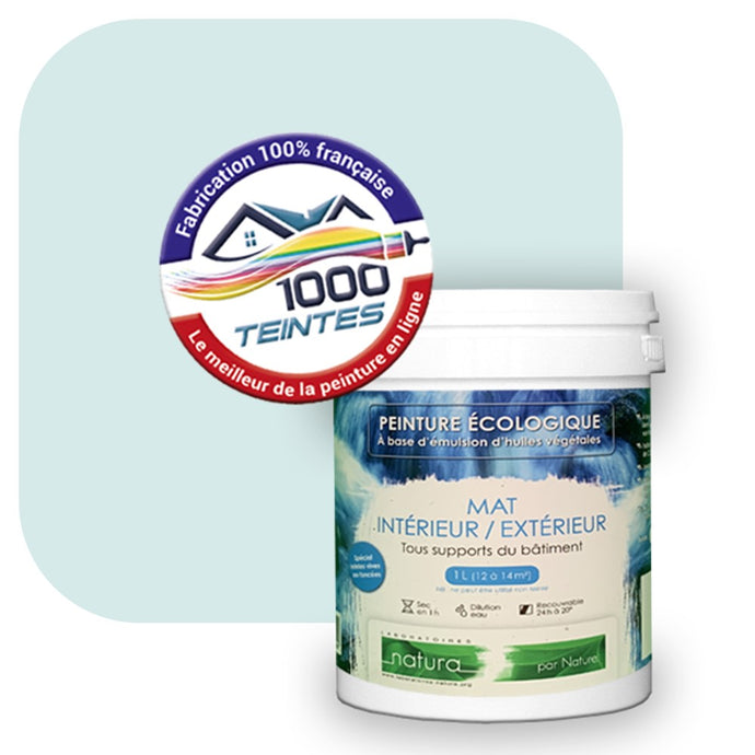 Peinture écologique Natura Tassili® Les Bleus (L'Atelier by Edicolor 159A/159-A/159A1) Intérieur/Extérieur MAT