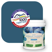 Charger l&#39;image dans la galerie, Peinture écologique Natura Tassili® Les Bleus (L&#39;Atelier by Edicolor 159E/159-E/159E1) Intérieur/Extérieur MAT
