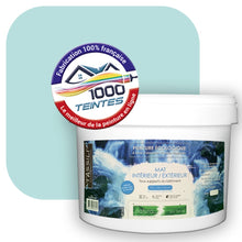 Charger l&#39;image dans la galerie, Peinture écologique Natura Tassili® Les Bleus (L&#39;Atelier by Edicolor 163B/163-B/163B1) Intérieur/Extérieur MAT
