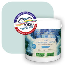 Charger l&#39;image dans la galerie, Peinture écologique Natura Tassili® Les Bleus (L&#39;Atelier by Edicolor 164A/164-A/164A1) Intérieur/Extérieur MAT
