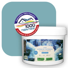Charger l&#39;image dans la galerie, Peinture écologique Natura Tassili® Les Bleus (L&#39;Atelier by Edicolor 164D/164-D/164D1) Intérieur/Extérieur MAT
