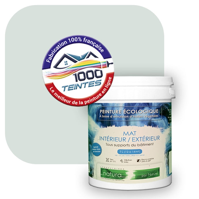 Peinture écologique Natura Tassili® Les Bleus (L'Atelier by Edicolor 165A/165-A/165A1) Intérieur/Extérieur MAT