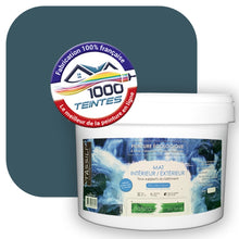 Charger l&#39;image dans la galerie, Peinture écologique Natura Tassili® Les Bleus (L&#39;Atelier by Edicolor 165E/165-E/165E1) Intérieur/Extérieur MAT
