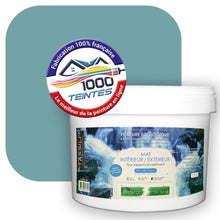 Charger l&#39;image dans la galerie, Peinture écologique Natura Tassili® Les Bleus (L&#39;Atelier by Edicolor 167C/167-C/167C1) Intérieur/Extérieur MAT
