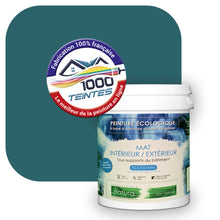 Charger l&#39;image dans la galerie, Peinture écologique Natura Tassili® Les Bleus (L&#39;Atelier by Edicolor 167E/167-E/167E1) Intérieur/Extérieur MAT
