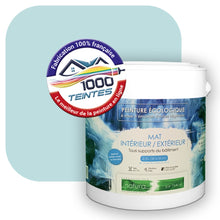 Charger l&#39;image dans la galerie, Peinture écologique Natura Tassili® Les Bleus (L&#39;Atelier by Edicolor 168A/168-A/168A1) Intérieur/Extérieur MAT
