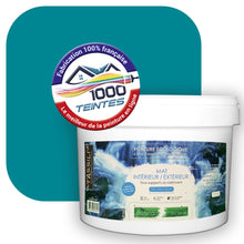 Charger l&#39;image dans la galerie, Peinture écologique Natura Tassili® Les Bleus (L&#39;Atelier by Edicolor 169E/169-E/169E1) Intérieur/Extérieur MAT
