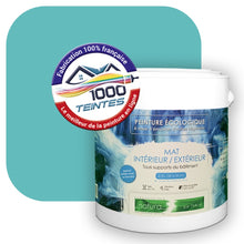 Charger l&#39;image dans la galerie, Peinture écologique Natura Tassili® Les Bleus (L&#39;Atelier by Edicolor 170D/170-D/170D1) Intérieur/Extérieur MAT
