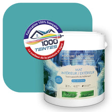 Charger l&#39;image dans la galerie, Peinture écologique Natura Tassili® Les Bleus (L&#39;Atelier by Edicolor 170E/170-E/170E1) Intérieur/Extérieur MAT
