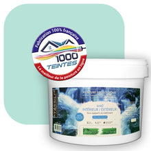 Charger l&#39;image dans la galerie, Peinture écologique Natura Tassili® Les Bleus (L&#39;Atelier by Edicolor 171A/171-A/171A1) Intérieur/Extérieur MAT
