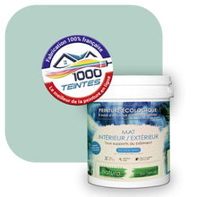 Charger l&#39;image dans la galerie, Peinture écologique Natura Tassili® Les Verts (L&#39;Atelier by Edicolor 175A/175-A/175A1) Intérieur/Extérieur MAT
