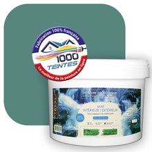 Charger l&#39;image dans la galerie, Peinture écologique Natura Tassili® Les Verts (L&#39;Atelier by Edicolor 175D/175-D/175D1) Intérieur/Extérieur MAT
