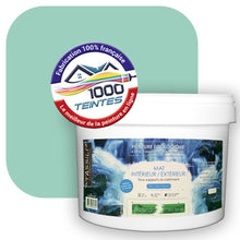 Charger l&#39;image dans la galerie, Peinture écologique Natura Tassili® Les Verts (L&#39;Atelier by Edicolor 176B/176-B/176B1) Intérieur/Extérieur MAT

