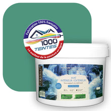 Charger l&#39;image dans la galerie, Peinture écologique Natura Tassili® Les Verts (L&#39;Atelier by Edicolor 176D/176-D/176D1) Intérieur/Extérieur MAT
