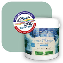 Charger l&#39;image dans la galerie, Peinture écologique Natura Tassili® Les Verts (L&#39;Atelier by Edicolor 177A/177-A/177A1) Intérieur/Extérieur MAT
