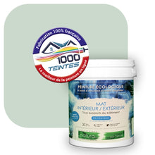 Charger l&#39;image dans la galerie, Peinture écologique Natura Tassili® Les Verts (L&#39;Atelier by Edicolor 178B/178-B/178B1) Intérieur/Extérieur MAT
