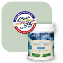 Charger l&#39;image dans la galerie, Peinture écologique Natura Tassili® Les Verts (L&#39;Atelier by Edicolor 179A/179-A/179A1) Intérieur/Extérieur MAT
