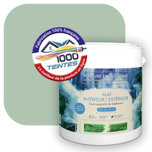 Charger l&#39;image dans la galerie, Peinture écologique Natura Tassili® Les Verts (L&#39;Atelier by Edicolor 179B/179-B/179B1) Intérieur/Extérieur MAT

