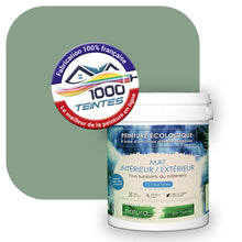 Charger l&#39;image dans la galerie, Peinture écologique Natura Tassili® Les Verts (L&#39;Atelier by Edicolor 179C/179-C/179C1) Intérieur/Extérieur MAT

