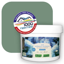 Charger l&#39;image dans la galerie, Peinture écologique Natura Tassili® Les Verts (L&#39;Atelier by Edicolor 179D/179-D/179D1) Intérieur/Extérieur MAT
