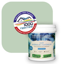 Charger l&#39;image dans la galerie, Peinture écologique Natura Tassili® Les Verts (L&#39;Atelier by Edicolor 180A/180-A/180A1) Intérieur/Extérieur MAT
