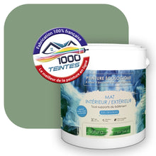 Charger l&#39;image dans la galerie, Peinture écologique Natura Tassili® Les Verts (L&#39;Atelier by Edicolor 180C/180-C/180C1) Intérieur/Extérieur MAT
