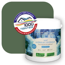 Charger l&#39;image dans la galerie, Peinture écologique Natura Tassili® Les Verts (L&#39;Atelier by Edicolor 180E/180-E/180E1) Intérieur/Extérieur MAT
