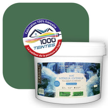 Charger l&#39;image dans la galerie, Peinture écologique Natura Tassili® Les Verts (L&#39;Atelier by Edicolor 182D/182-D/182D1) Intérieur/Extérieur MAT

