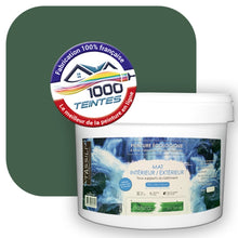 Charger l&#39;image dans la galerie, Peinture écologique Natura Tassili® Les Verts (L&#39;Atelier by Edicolor 182E/182-E/182E1) Intérieur/Extérieur MAT
