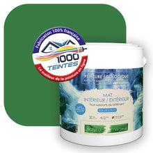 Charger l&#39;image dans la galerie, Peinture écologique Natura Tassili® Les Verts (L&#39;Atelier by Edicolor 183C/183-C/183C1) Intérieur/Extérieur MAT
