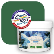 Charger l&#39;image dans la galerie, Peinture écologique Natura Tassili® Les Verts (L&#39;Atelier by Edicolor 183D/183-D/183D1) Intérieur/Extérieur MAT
