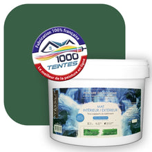 Charger l&#39;image dans la galerie, Peinture écologique Natura Tassili® Les Verts (L&#39;Atelier by Edicolor 183E/183-E/183E1) Intérieur/Extérieur MAT
