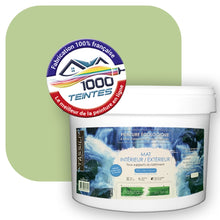 Charger l&#39;image dans la galerie, Peinture écologique Natura Tassili® Les Verts (L&#39;Atelier by Edicolor 184A/184-A/184A1) Intérieur/Extérieur MAT
