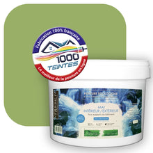 Charger l&#39;image dans la galerie, Peinture écologique Natura Tassili® Les Verts (L&#39;Atelier by Edicolor 184B/184-B/184B1) Intérieur/Extérieur MAT
