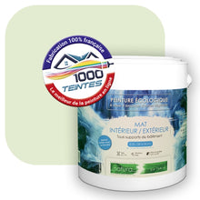 Charger l&#39;image dans la galerie, Peinture écologique Natura Tassili® Les Verts (L&#39;Atelier by Edicolor 185A/185-A/185A1) Intérieur/Extérieur MAT
