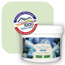 Charger l&#39;image dans la galerie, Peinture écologique Natura Tassili® Les Verts (L&#39;Atelier by Edicolor 186A/186-A/186A1) Intérieur/Extérieur MAT
