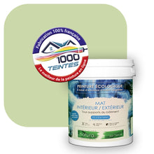 Charger l&#39;image dans la galerie, Peinture écologique Natura Tassili® Les Verts (L&#39;Atelier by Edicolor 186B/186-B/186B1) Intérieur/Extérieur MAT
