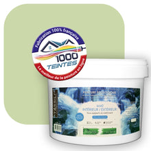 Charger l&#39;image dans la galerie, Peinture écologique Natura Tassili® Les Verts (L&#39;Atelier by Edicolor 186B/186-B/186B1) Intérieur/Extérieur MAT
