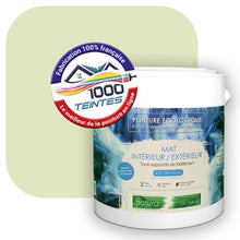 Charger l&#39;image dans la galerie, Peinture écologique Natura Tassili® Les Verts (L&#39;Atelier by Edicolor 187A/187-A/187A1) Intérieur/Extérieur MAT
