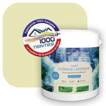 Charger l&#39;image dans la galerie, Peinture écologique Natura Tassili® Les Verts (L&#39;Atelier by Edicolor 188A/188-A/188A1) Intérieur/Extérieur MAT
