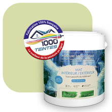 Charger l&#39;image dans la galerie, Peinture écologique Natura Tassili® Les Verts (L&#39;Atelier by Edicolor 188B/188-B/188B1) Intérieur/Extérieur MAT

