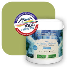 Charger l&#39;image dans la galerie, Peinture écologique Natura Tassili® Les Verts (L&#39;Atelier by Edicolor 188D/188-D/188D1) Intérieur/Extérieur MAT
