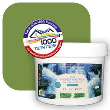 Charger l&#39;image dans la galerie, Peinture écologique Natura Tassili® Les Verts (L&#39;Atelier by Edicolor 188E/188-E/188E1) Intérieur/Extérieur MAT
