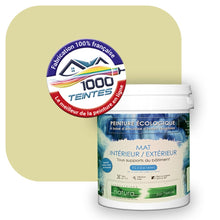 Charger l&#39;image dans la galerie, Peinture écologique Natura Tassili® Les Verts (L&#39;Atelier by Edicolor 190A/190-A/190A1) Intérieur/Extérieur MAT
