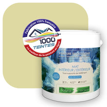Charger l&#39;image dans la galerie, Peinture écologique Natura Tassili® Les Verts (L&#39;Atelier by Edicolor 190A/190-A/190A1) Intérieur/Extérieur MAT
