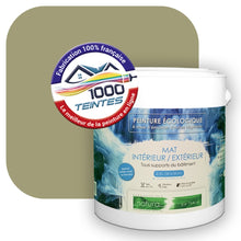Charger l&#39;image dans la galerie, Peinture écologique Natura Tassili® Les Verts (L&#39;Atelier by Edicolor 191D/191-D/191D1) Intérieur/Extérieur MAT
