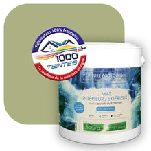 Charger l&#39;image dans la galerie, Peinture écologique Natura Tassili® Les Verts (L&#39;Atelier by Edicolor 194C/194-C/194C1) Intérieur/Extérieur MAT

