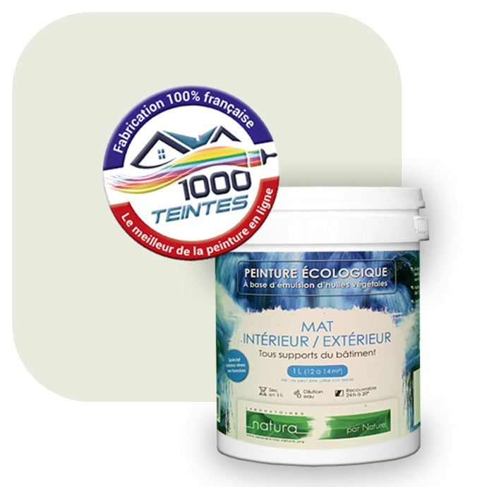 Peinture écologique Natura Tassili® Les Verts (L'Atelier by Edicolor 195A/195-A/195A1) Intérieur/Extérieur MAT