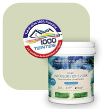 Charger l&#39;image dans la galerie, Peinture écologique Natura Tassili® Les Verts (L&#39;Atelier by Edicolor 195B/195-B/195B1) Intérieur/Extérieur MAT
